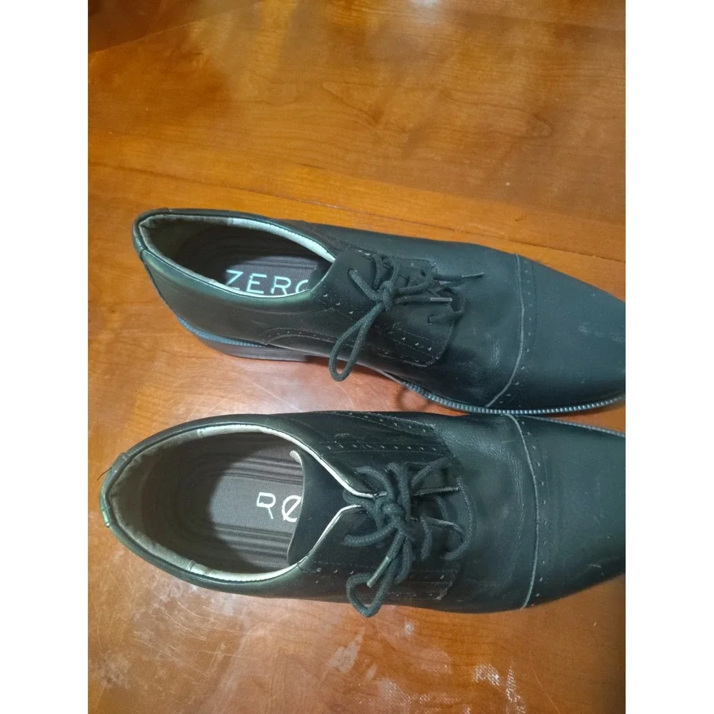 Cole Haan Zerogrand Mens Black Leather Cap Toe Oxford Dress‎ Shoes SRM1020 ,